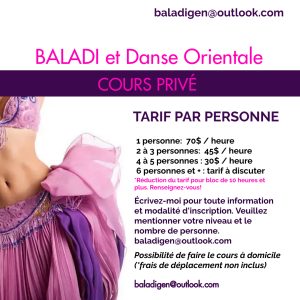 Baladi: Cours Privé Danse Orientale