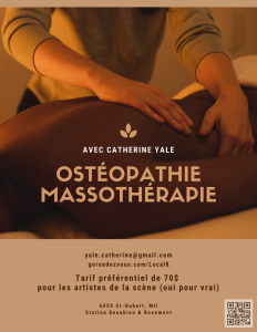 Offre de services | Ostéopathie à petit prix