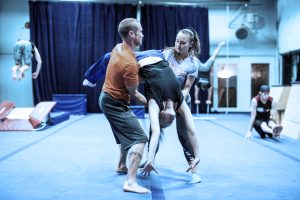 Location | Practice space with padded, gymnastics floor + novice acrobatics courses